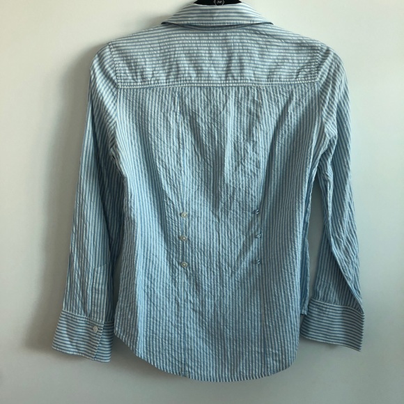 Elizabeth and James | Seersucker button-down | XS - Picture 4 of 5